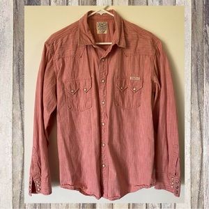 Lucky Brand Western Button Up Shirt